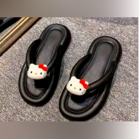 Hello Kitty Shoes - Hello Kitty thong style sandals